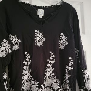 Blue Rain Blouse NWT